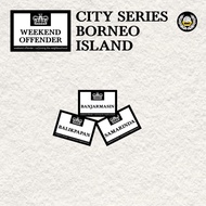 Weekend Offender City Series Borneo Island Sticker