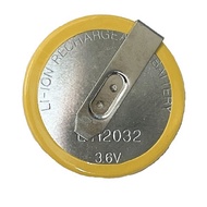 [SG] LIR2032 180° Lithium Rechargeable Cell Button Battery (1 Piece)