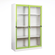 [จัดส่งพร้อมติดตั้งฟรี] KIOSK ตู้บานเลื่อนกระจกสูง กว้าง 120 ซม.