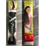 Yellow Card UItra Braid UItra Braid XP165g 82 Inch Big Braid Wig Dirty Braid Hair Extension 26.3.6
