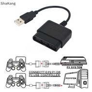 SKMY USB Controller Adapter Converter Cable for PlayStation 2 PS2 to PS3 PC Game SKK