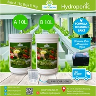 20L PATI BAJA AB | 1KG | 10L BAJA A & 1KG | 10L BAJA B | PATI HYDROPONIC FERTIGASI | JEFFARM HYDROPO
