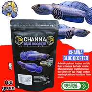 CHANNA BLUE BOOSTER | setara pelet premium 88 | pelet ikan channa blue pulchra blue orna blue orcha