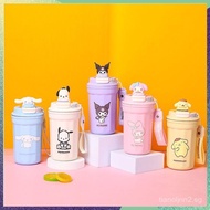 Sanrio Coffee Thermos water bottle tumbler Office High Color Value Style kuromi bottle Portable Cute