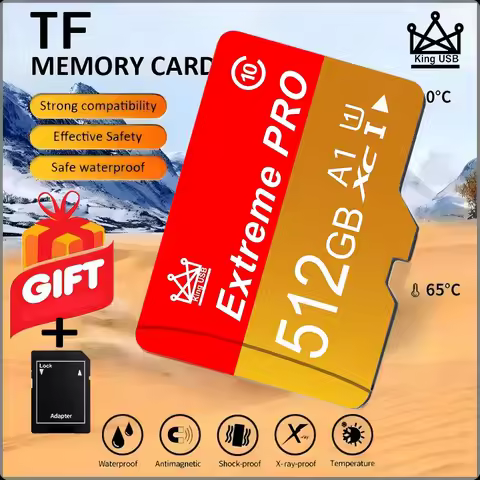 HIGH ENDURANCE Memory Card Micro SD 32GB 64GB 256GB 25 512GB Class 10 UHS-1 V30 U3 4K MicroSD TF Tra