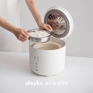olayks mini rice cooker household 2 liter rice cooker steamer