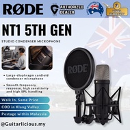 Rode NT1 5th Generation Studio Condenser Microphone - Black ( NT1GEN5 / NT1-5TH / NT1 GEN5 / NT1GEN5