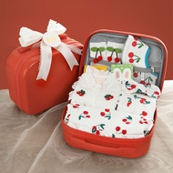 [ SG Ready Stocks] Newborn Hamper Cherry Gift Set Baby Girl Clothes &amp; Toys Birthday Full Month Party 100Days Celebration