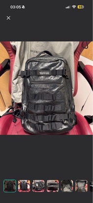 Balenciaga army backpack 真皮 巴黎世家
