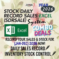 Stock Daily Record Sales System (Microsoft Excel) - IKN 💻📝