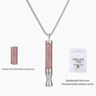 Stress Anxiety Necklace Mindfulness Breathing Tool Natural Calming Relief Chain Breathlace Necklace