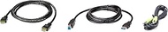 ATEN 2L-7D02UHX3 USB HDMI KVM Kabel-Kit, USB 3.0, Schwarz, 1.8 m