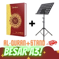 🔥READY STOCK🔥 COMBO AL-QURAN BESAR IMAM JUMBO SAIZ A3 + STAND UNTUK IMAM (NON TAGING)