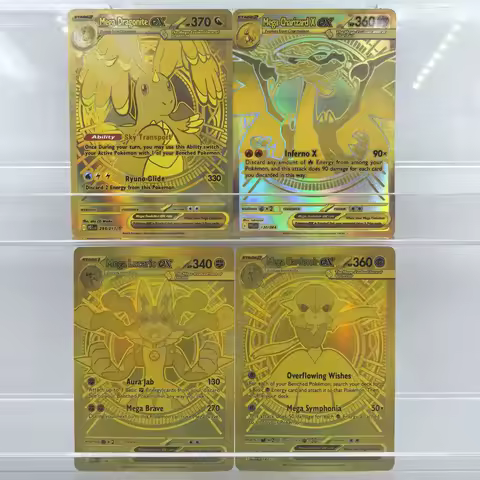 2025 Pokemon English Collection Cards MEGA2 Dragonite MEGA Charizard Lucario Gardevoir EX Classic Ga