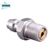 (Takashiseedling) PCP Paintball Pneumatic Quick Coupler 8mm M10x1 Male Plug Adapter Fitg 1/8NPT