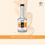 1883 Puree เพียวเร่ พีช (1000ml.) Peach Fruits Puree น้ำผลไม้ผสมเนื้อ 55% สำหรับเมนูปั่น อิตาเลี่ยนโ