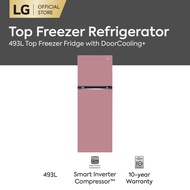493L Top Freezer Fridge in Clay Pink Finish