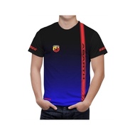 ABARTH black 2026 FIAT Blue Short Sleeve cool T shirt CAR car Graphics Tee
