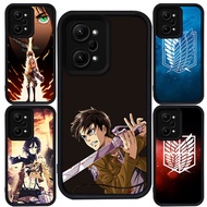 Case for Xiaomi Redmi Note 12 14 poco X5 F5 14T F6 Pro 5G Black Silicone M-112 Attack on Titan