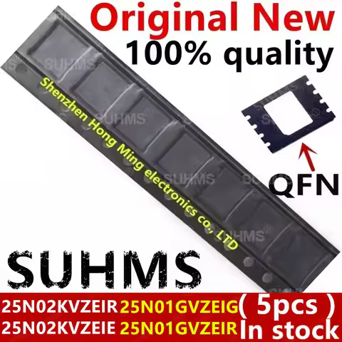 (5piece)100% New 25N02KVZEIR 25N02KVZEIE 25N01GVZEIG 25N01GVZEIR W25N02KVZEIR W25N02KVZEIE W25N01GVZ