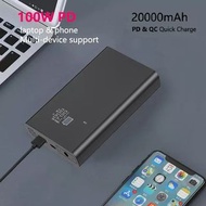 PD100W 通用電池組筆記型電腦充電器 20000mAh 行動電源直流行動電源 5V-24V 1A-5A sslckp PD100W Universal Battery Pack Laptop Ch