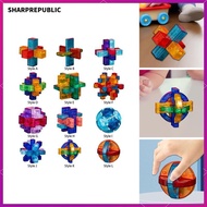 [Sharprepublic] IQ Challenge Puzzle Set for Skill Development, 7x7x7cm, Mind Games for Kids
