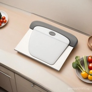 Kitchen Scraper - 2-in-1 Stainless Steel Bench Scraper & Dough Cutter, Dough Scraper for Kitchen Bak