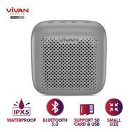 SPEAKER PORTABLE TWS VIVAN VS15 VIVAN Speaker Bluetooth 5.0 Surround Sound 360° Waterproof IPX7 Hi-Fi Original - Garansi Resmi 1 Tahun