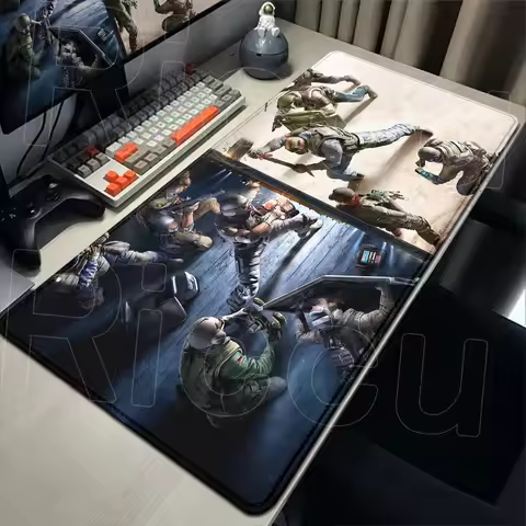 60x30cm XXL Game R6 R-Rainbow Six Siege Colorful Computer Anime Mouse Pad Pc Gamer Desk Office Carpe