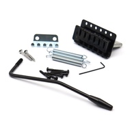 WK-Left handed 6 String Flat Saddle Single Tremolo Bridge System for Electric Guitar