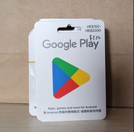 $1000 Google Play Gift Card 禮品卡 有單可跟進