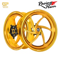 ชุดล้อFORZA350 ADV350  RACINGPOWER ล้อแต่ง ของแต่ง FORZA ADV ล้อแม็กรถมอเตอร์ไซค์  สีดำ ทอง แดง น้ำเ