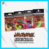 SENSES Mackerel Special 7X7 Wire SINGLE Assist Hook For Spanish Mackerel, Toothy Pelagics