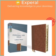 NIV, Personal Size Bible, Large Print, Leathersoft, Brown, Red Letter, Thumb Indexe by Zondervan (US edition, paperback)