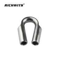304Tubular ferrule Chicken heart ring Wire rope enclosed sheath Cable protection ring Round tube fer