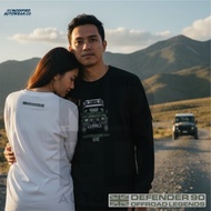 Defender 90 modified autowear premium t-shirt long t-shirt jeep landrover defender 90 front t-shirt