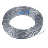 Galvanized Steel Wire Rope Fibre Core 4MM X 150METER + - / Rolls