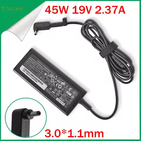 19V 2.37A 45W 3.0*1.1MM Laptop Adapter Charger For Acer Aspire S7 391 V3-371 Switch12 PA-1450-26 A13