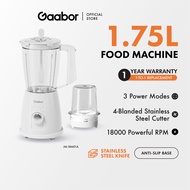 Gaabor Multi-functional Blender Food Machine 1.75L Large Capacity Meat Grinder Blender Juicer Grinde