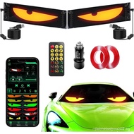 2-Pek Sachie Devil's Eye：14Inch x4.3Inch Ojos Adjustable for car front mirror display suitable for S