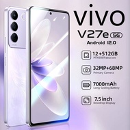 Cellphone vivo V27e 5g original VIVO phone big sale 2023 VIVO V27 Pro smart phone Android brand new cheap phone mobile phone 7.5inch HD camera 16GB+512GB Google smartphone gaming phone Fingerprint Unlock lowest price handphone OPPO Xiaomi