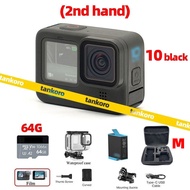กล้องแอคชั่นแคมเมราที่ใช้สำหรับ Gopro Hero 10 Black Dual Screen 5.3K 60FPS LCD แบบสัมผัสสตรีมสด Go P