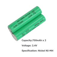 HC3426 HC3410 HC5446 HC5447 HC5450 BT9290 QC5130 YS534 2.4V 750mAh*2 AAA 2S NI-MH Battery for Philip