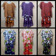 ASET (Size XL) (Pasang/Set) (Aladdin) Baju Tidur Batik/Baju Batik | Batik Pyjamas -  Cotton Indonesi