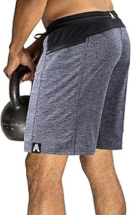 Hyperflex 9'' Crossfit Workout Training Sports Shorts for Women - Iron Rhino Grey G2 - Medium