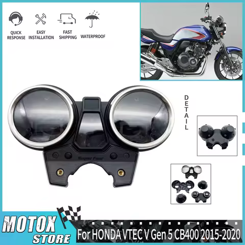 Speedometer Gauge Case Tachometer Instrument Cover Fit For HONDA CB400 VTEC V Gen 5 2014 - 2020 CB 4