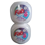Bundle of 2 - Fab-All-in One Laundry Capsules Lavender (60 Pods Each Tub).