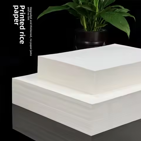 A4 A3 Thick Printable Rice Paper Half Raw Half Cooked Xuan Paper for Calligraphy Painting Inkjet Las