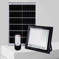 Meymey_Mall JD โคมไฟสปอร์ตไลท์โซลาร์เซลล์ 200W พร้อมรีโมท รุ่นJTGD-88200D แสงเดย์ไลท์ ถูกจริง