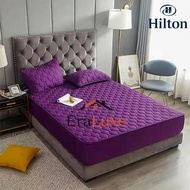 Hilton Bedsheet Premium Quality Bedsheet Set 3in1 Queen/Single/King Cadar Katil Waterproof Bedsheet